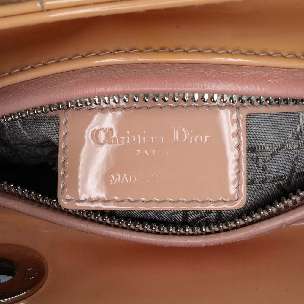 Dior Medium Patent Cannage Lady Dior - 5