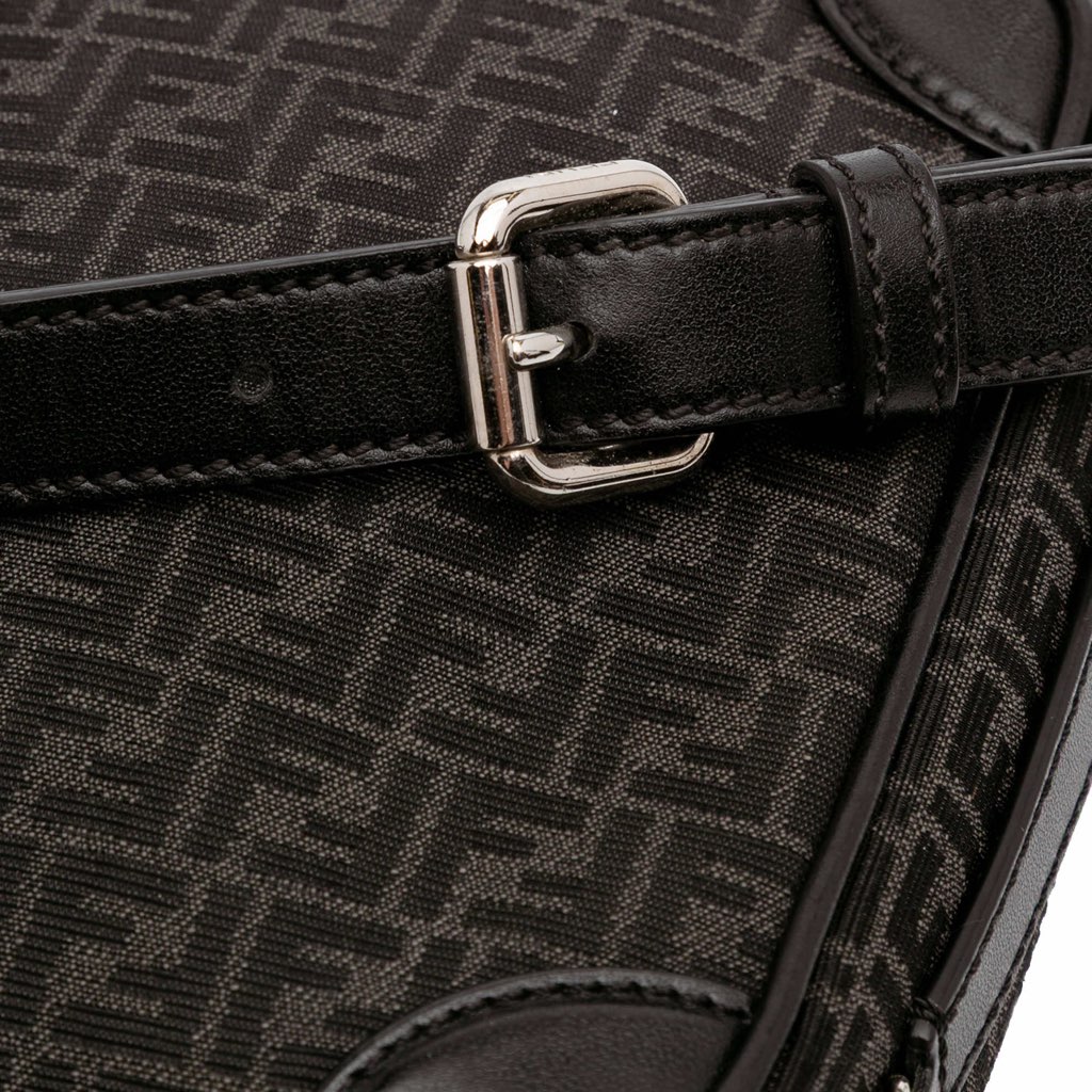 Fendi Mini Zucchino Recycled Jacquard Trolley Satchel - Image 14