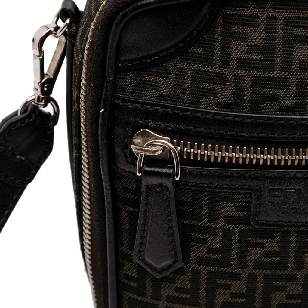 Fendi Mini Zucchino Recycled Jacquard Trolley Satchel - Detail 2