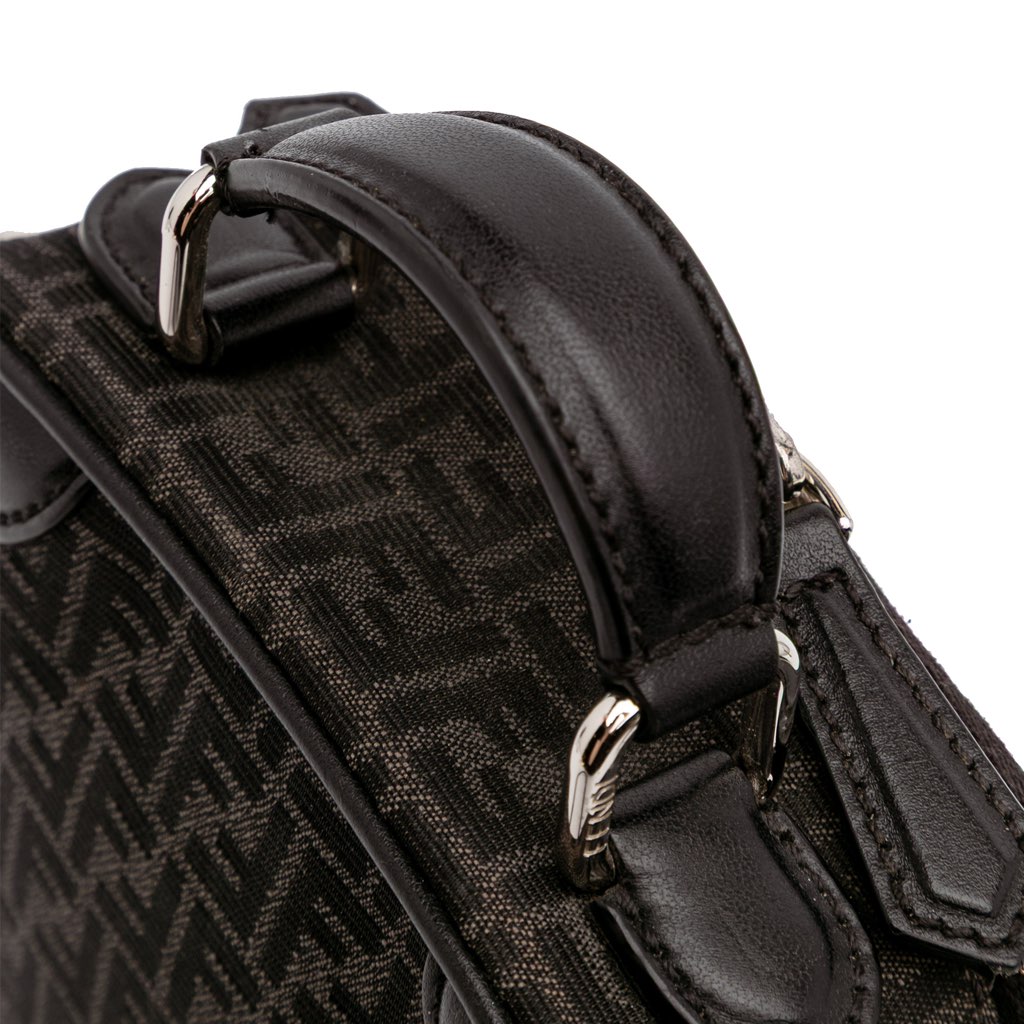 Fendi Mini Zucchino Recycled Jacquard Trolley Satchel - Image 11