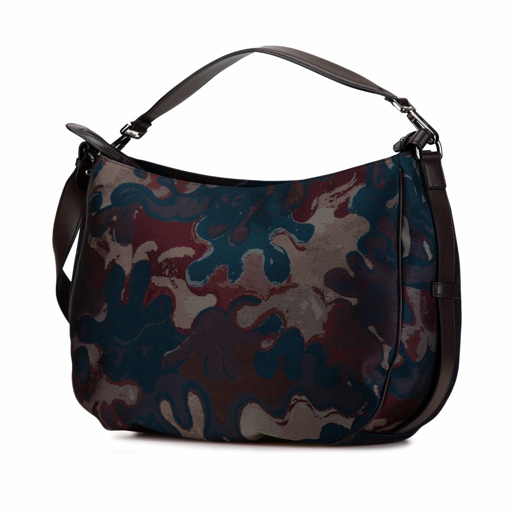 Dior Peter Doig Denim Camouflage Soft Saddle Bag - 2