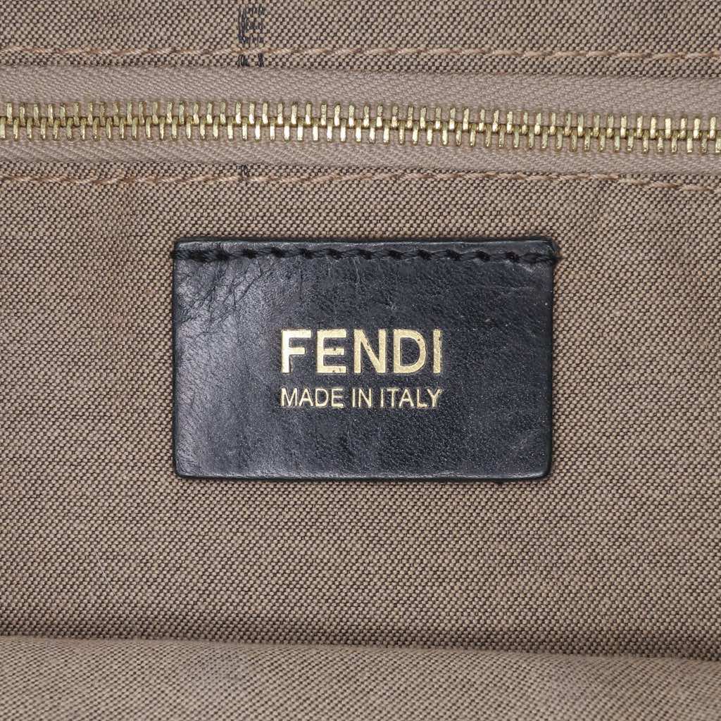 Fendi Leather Chain Baguette - Side view