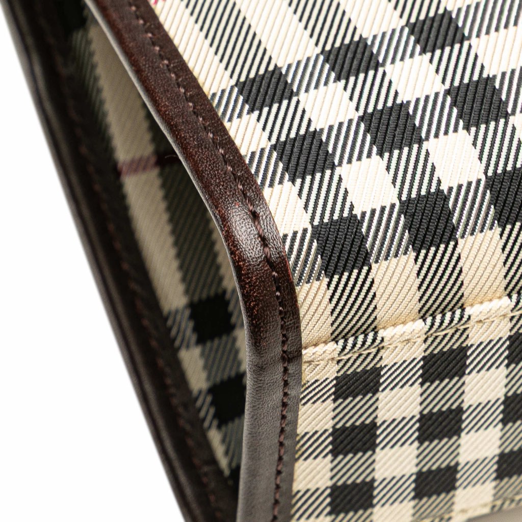 Burberry House Check Canvas Handbag - Image 10