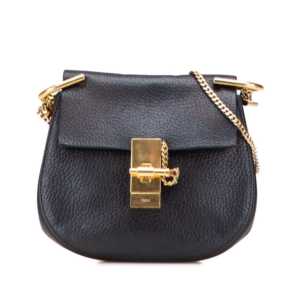 Chloé Mini Leather Drew Crossbody