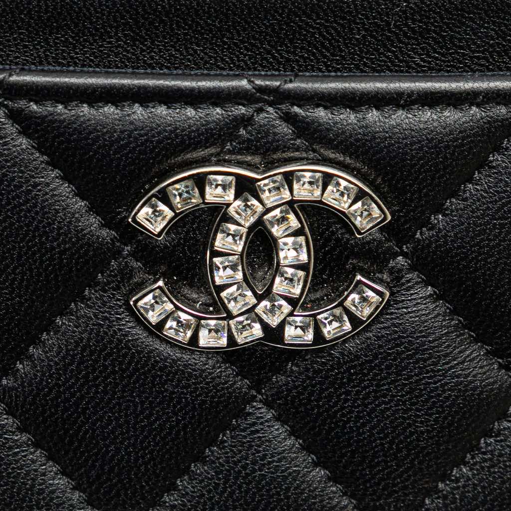 Chanel CC Quilted Lambskin Coin and Card Case - 5
