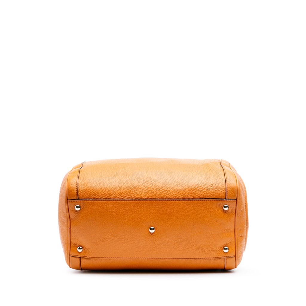 Gucci Medium Pebbled Calfskin Soho Boston Bag - 3