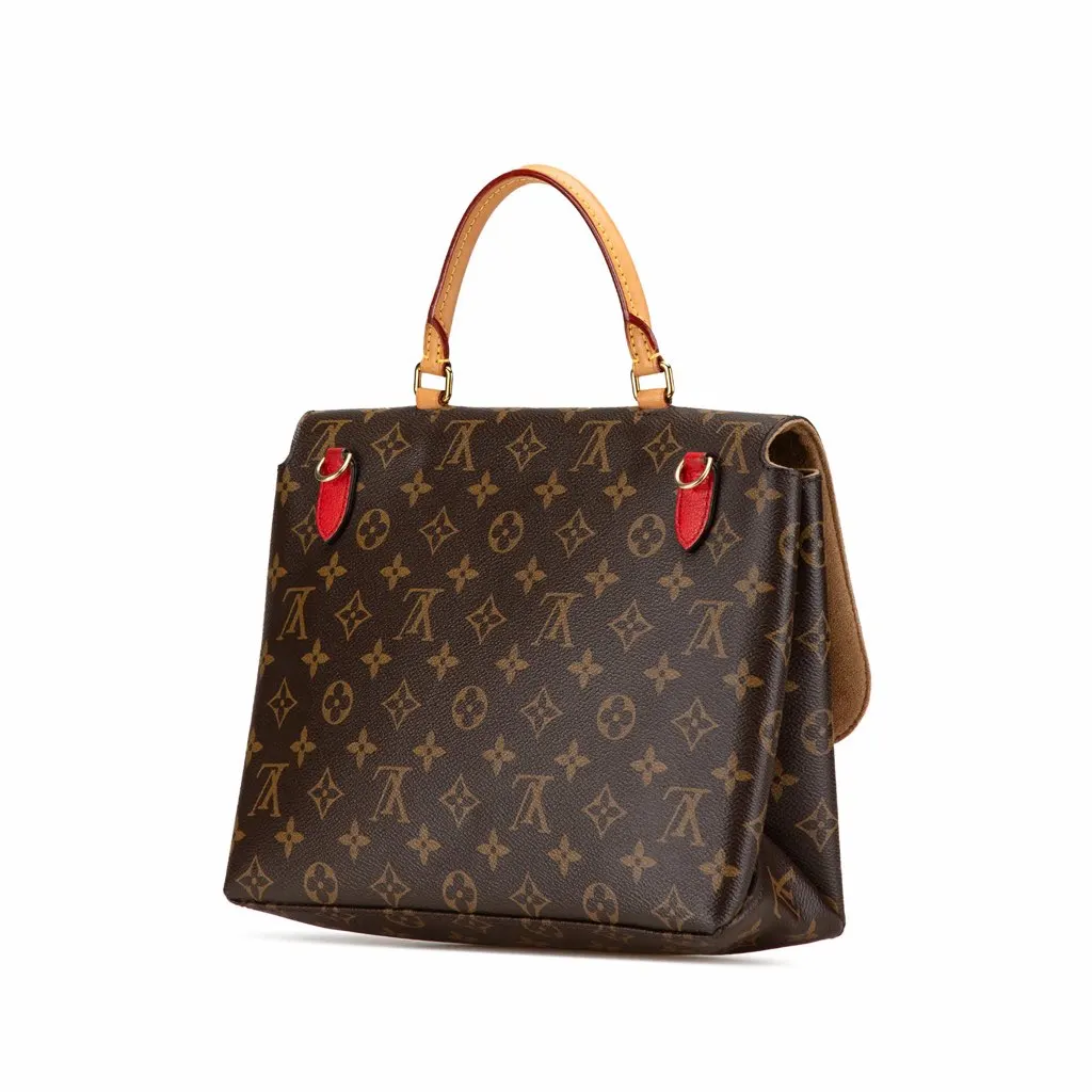 Louis Vuitton Monogram Marignan Brown Canvas Good - Back View