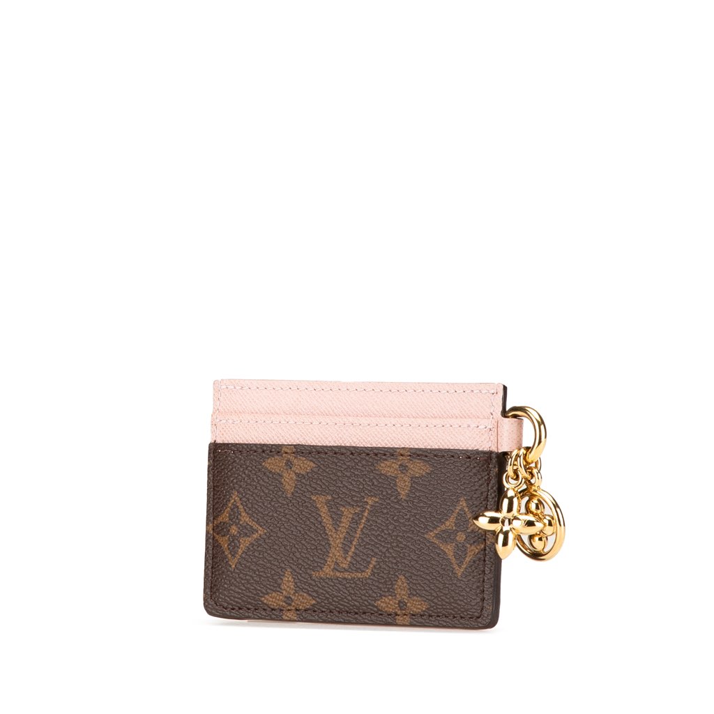 Louis Vuitton Monogram LV Charm Card Holder - 2