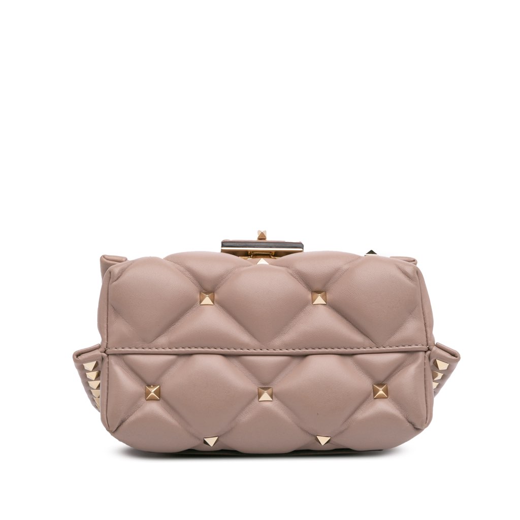 Valentino Mini Nappa Candystud Top Handle Bag - 3