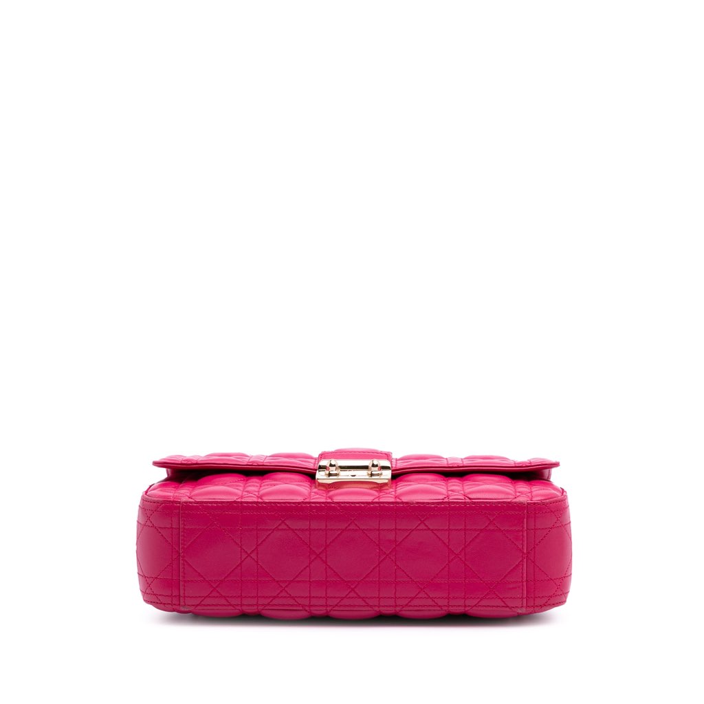 Dior Medium Lambskin Cannage Miss Dior Flap - 3