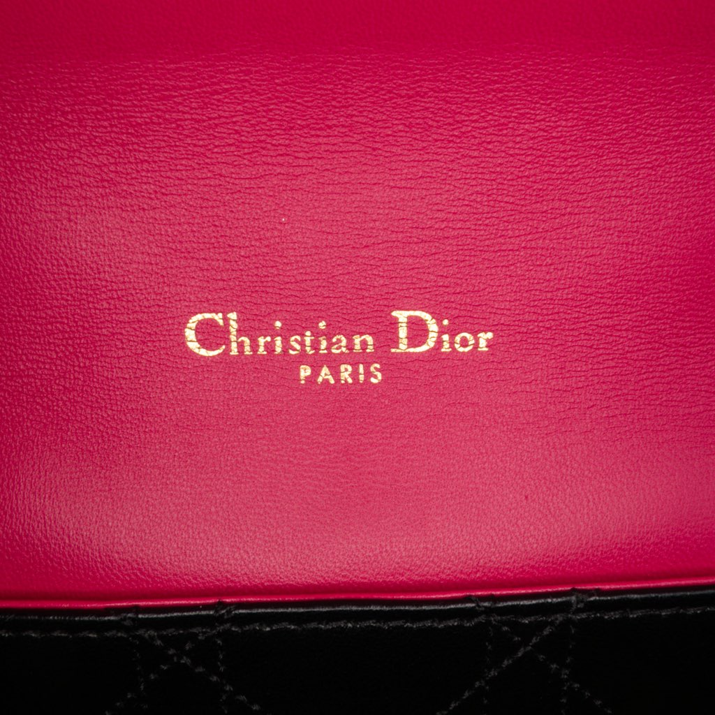 Dior Medium Lambskin Cannage Miss Dior Flap - 5