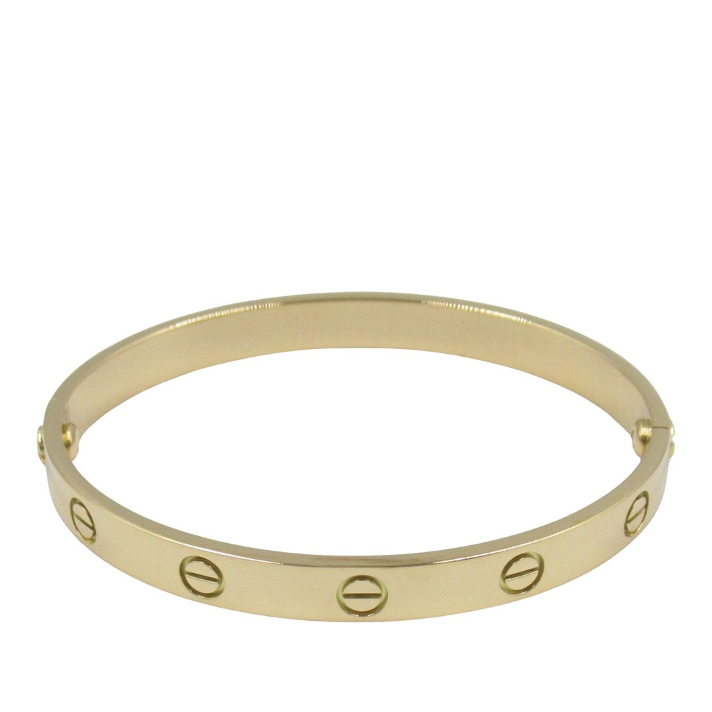 Cartier 18K Yellow Gold Classic Love Bracelet - 2