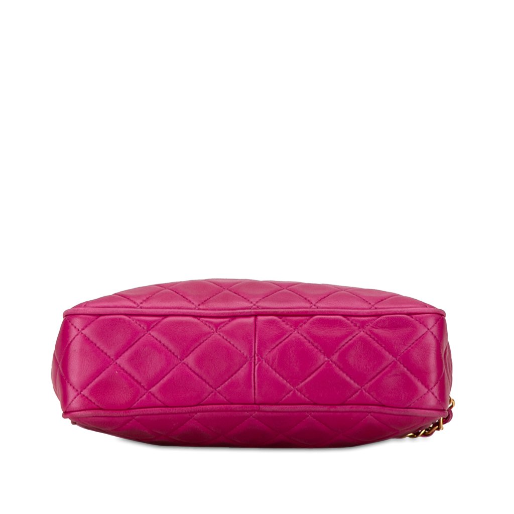 Chanel CC Quilted Lambskin Tassel Crossbody - 4