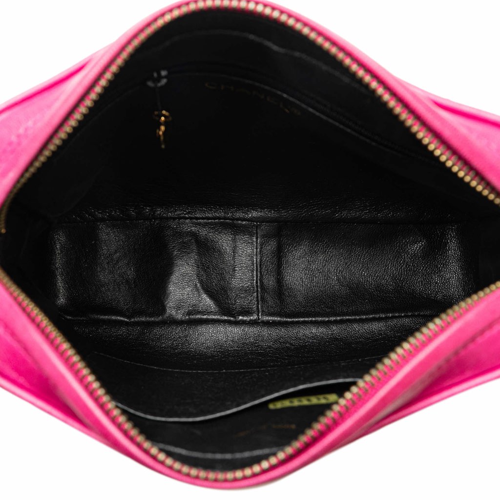 Chanel CC Quilted Lambskin Tassel Crossbody - 5