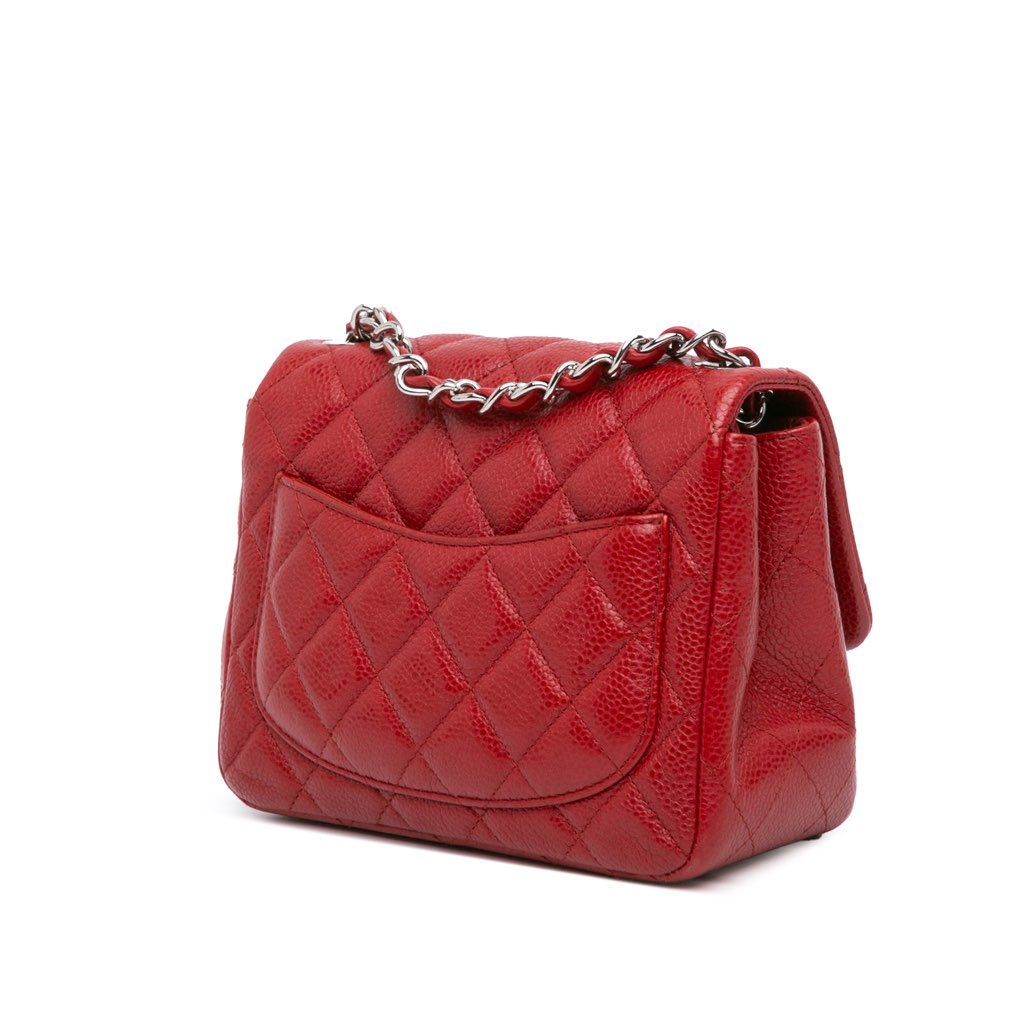 Chanel Mini Square Classic Caviar Single Flap - 2