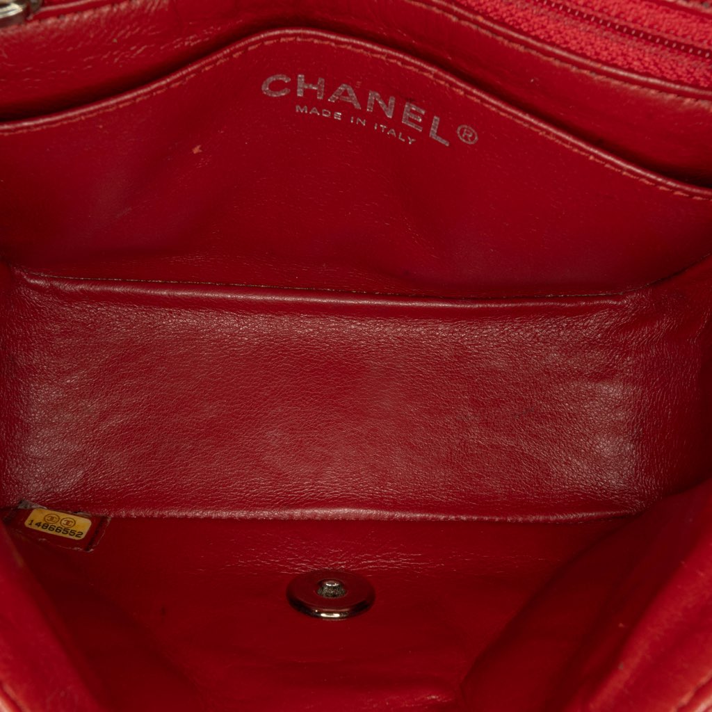 Chanel Mini Square Classic Caviar Single Flap - 4