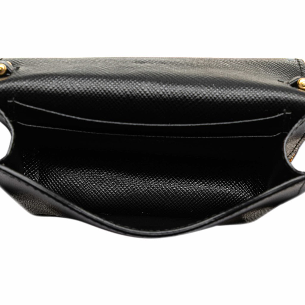 Prada Saffiano Card Holder On Chain - 4