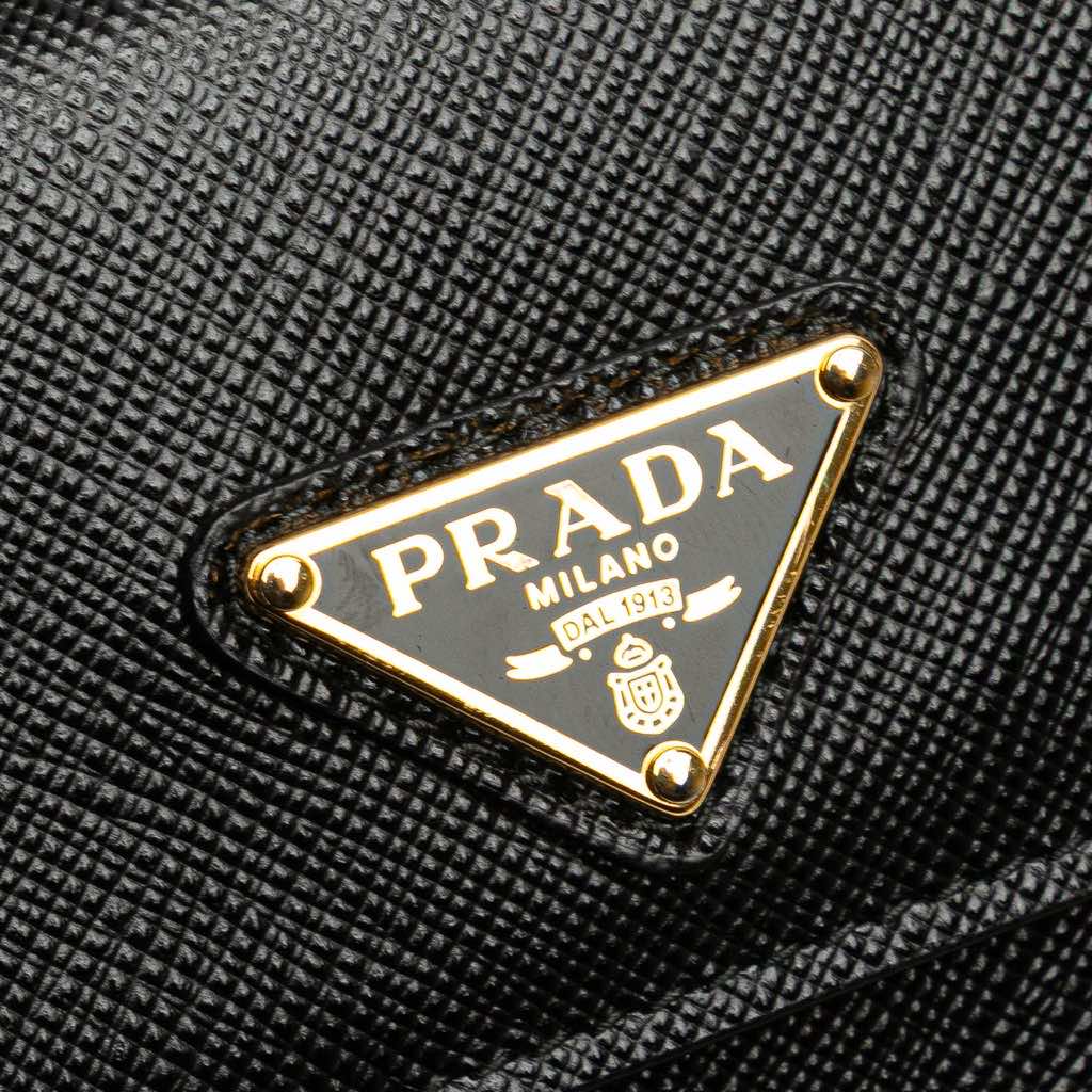 Prada Saffiano Card Holder On Chain - Detail 2