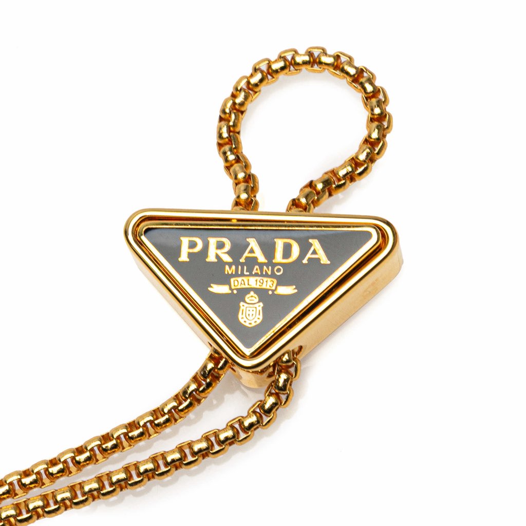 Prada Saffiano Card Holder On Chain - Image 10