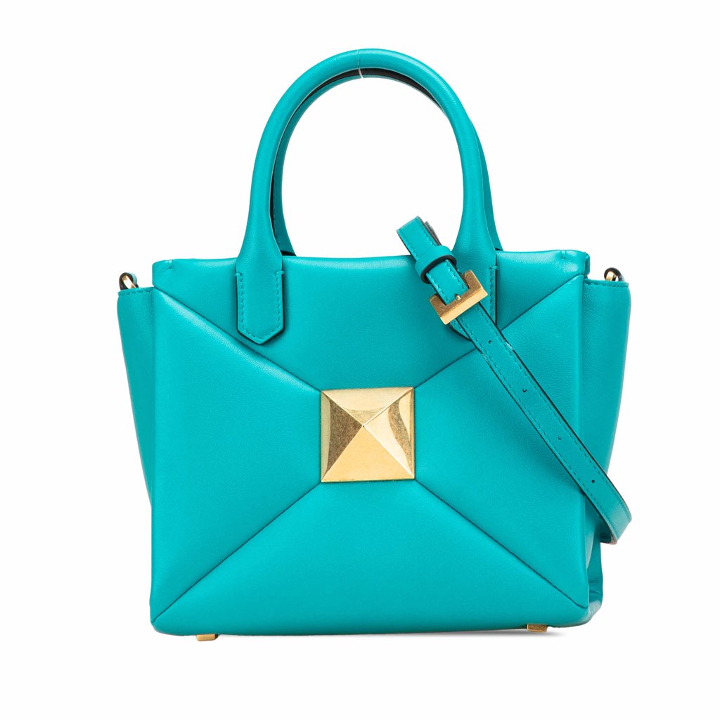 Valentino Small Nappa One Stud Top Handle Bag