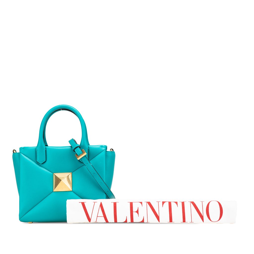 Valentino Small Nappa One Stud Top Handle Bag - Image 14