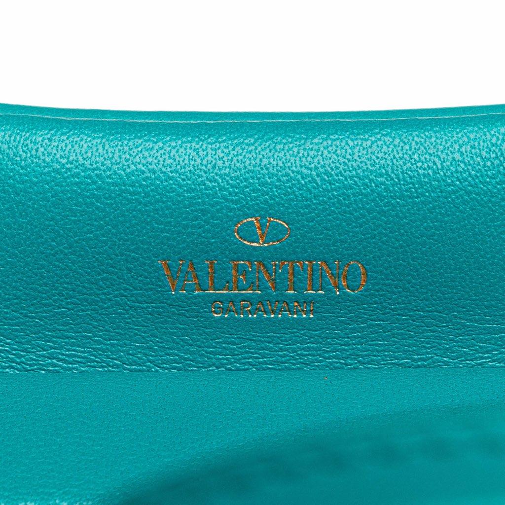 Valentino Small Nappa One Stud Top Handle Bag - Side view