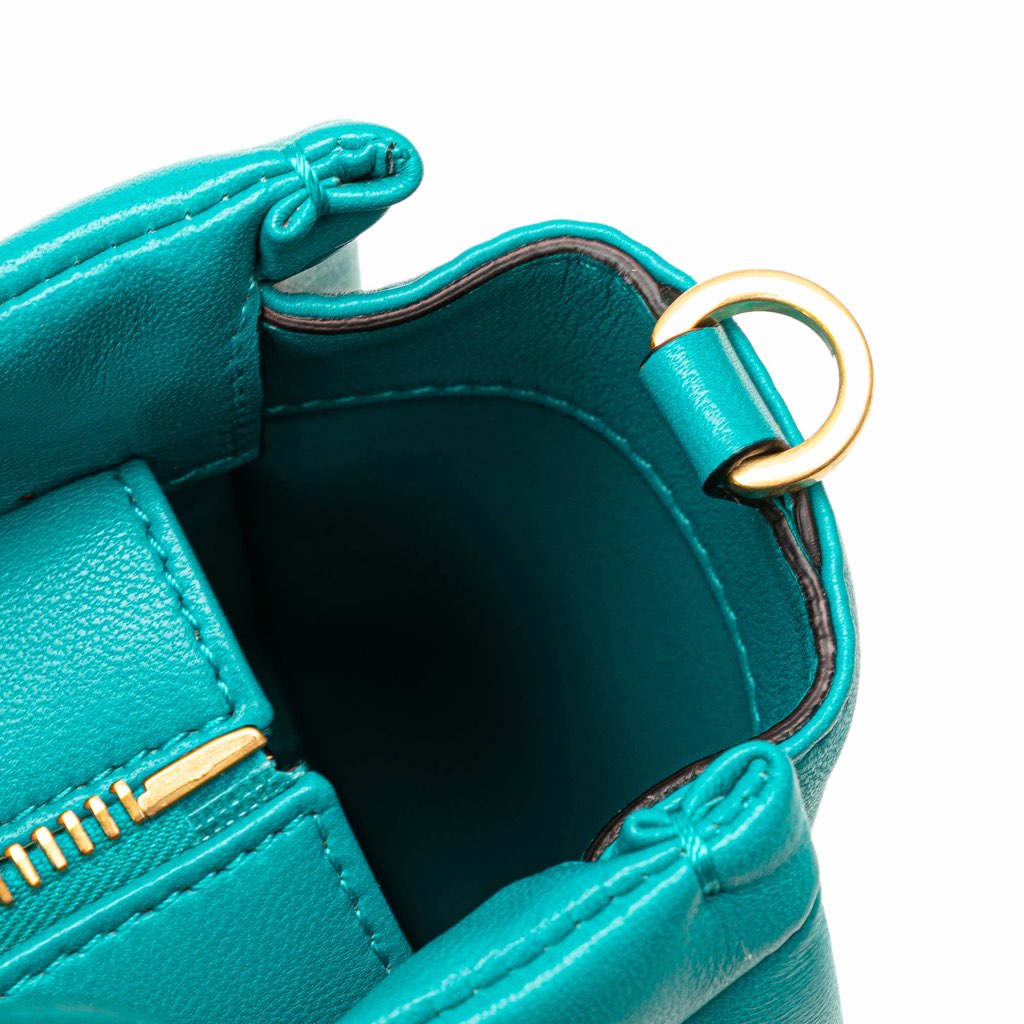 Valentino Small Nappa One Stud Top Handle Bag - Image 10