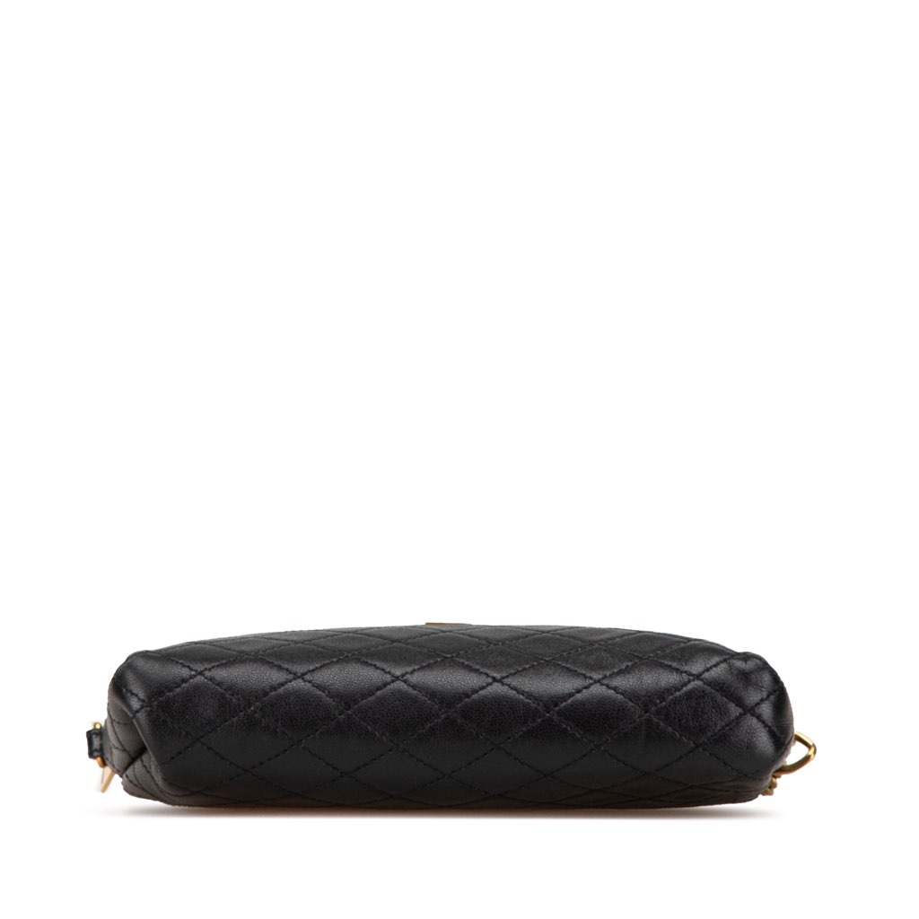 Saint Laurent Mini Quilted Lambskin Gaby Zippered Pouch - 3