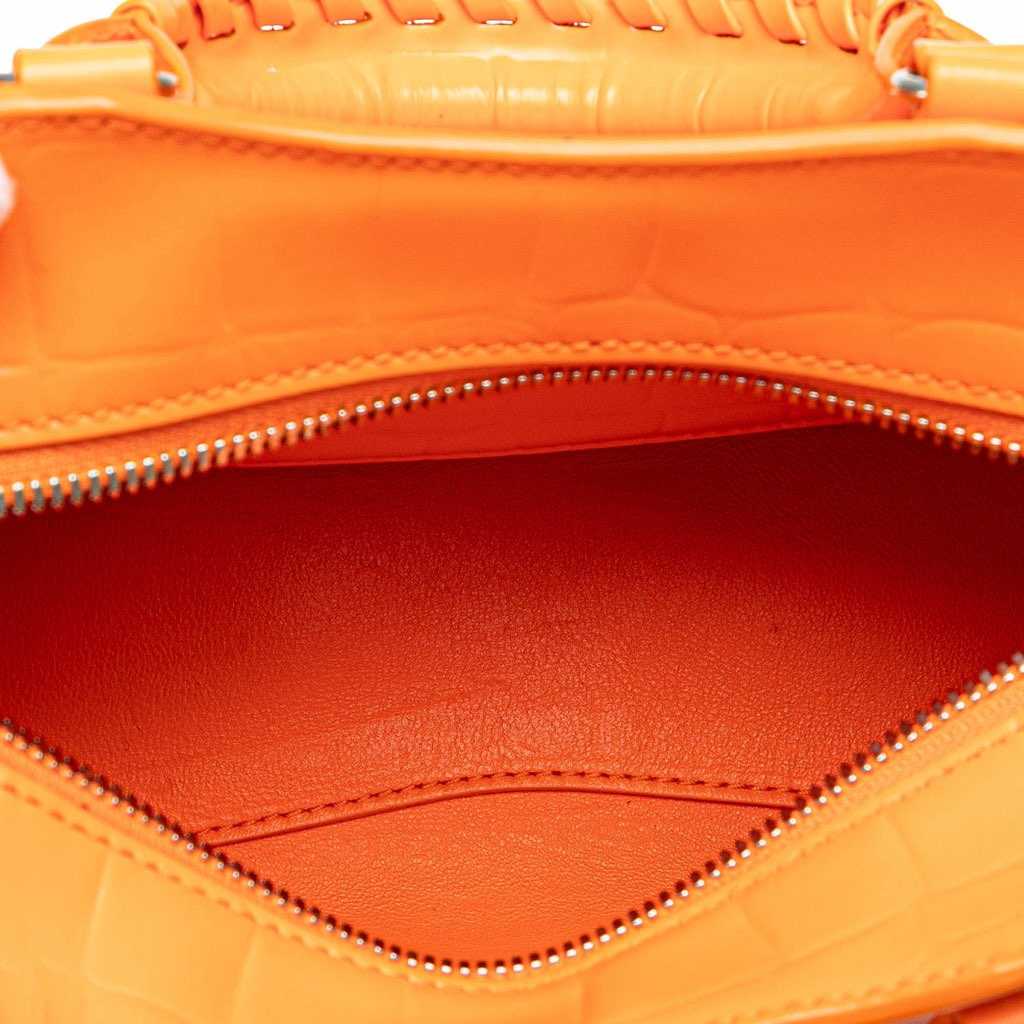 Balenciaga Mini Croc Embossed Calfskin Neo Classic City - 4