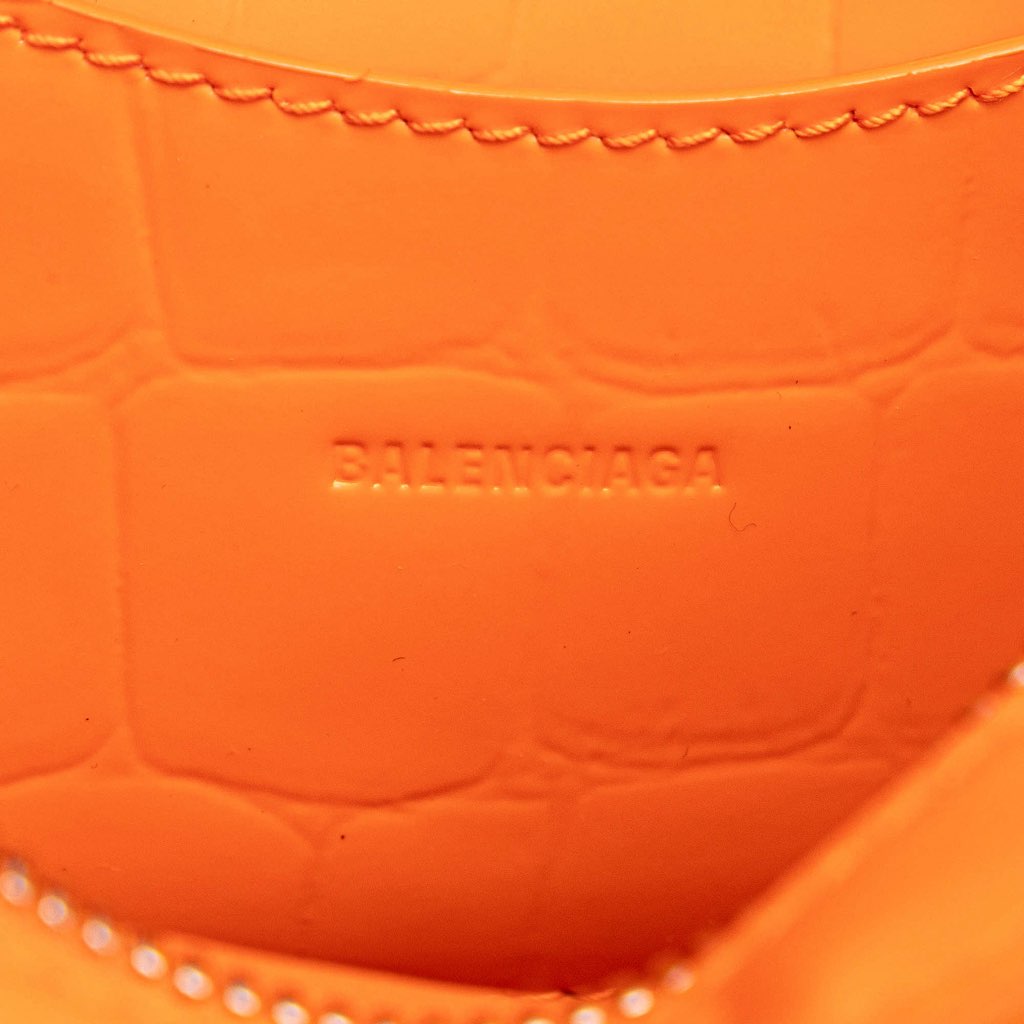 Balenciaga Mini Croc Embossed Calfskin Neo Classic City - Side view
