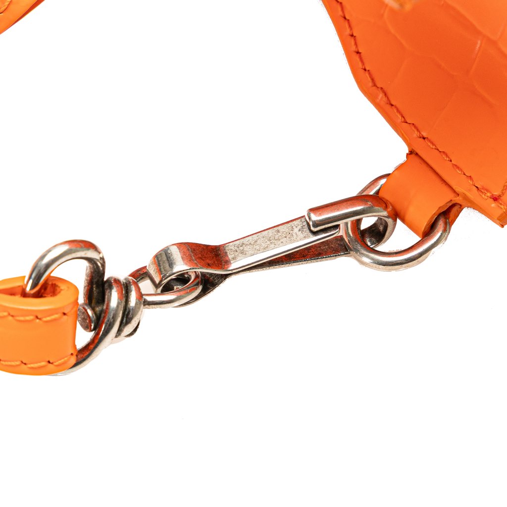 Balenciaga Mini Croc Embossed Calfskin Neo Classic City - Image 11