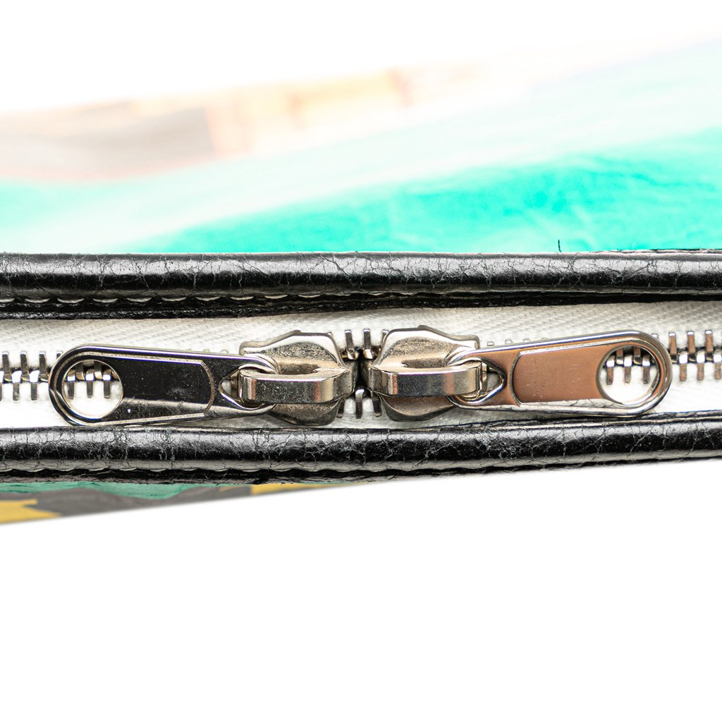 Balenciaga Lambskin Bazar Paris City Arena Clutch - Detail 2