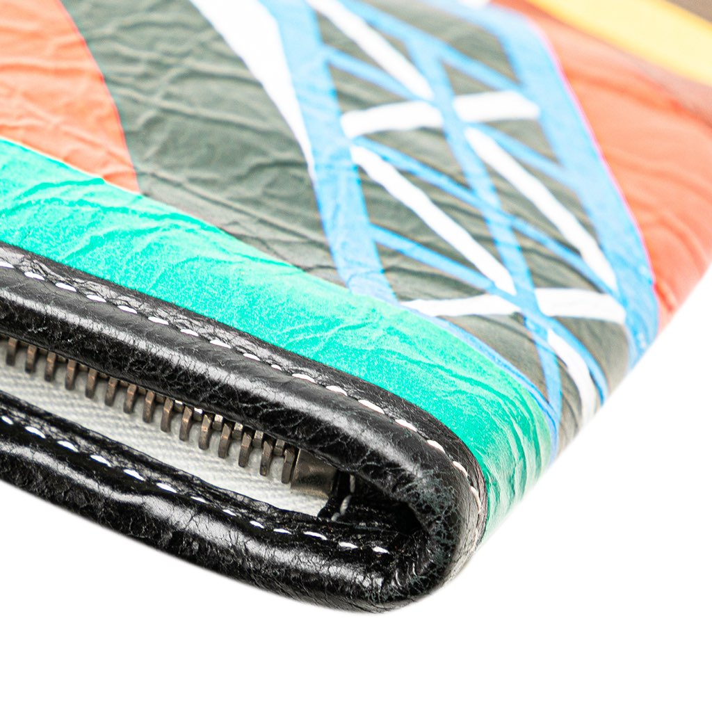 Balenciaga Lambskin Bazar Paris City Arena Clutch - Image 10