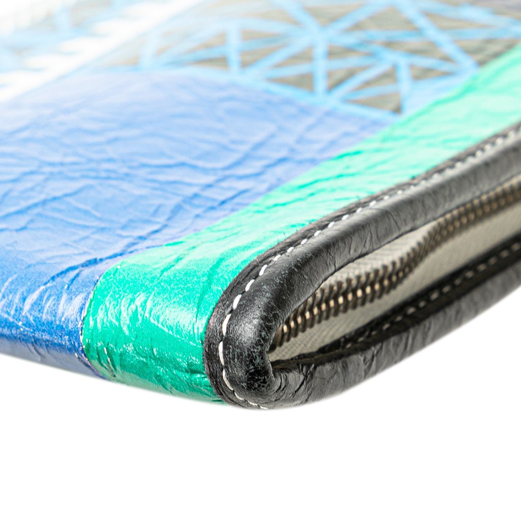 Balenciaga Lambskin Bazar Paris City Arena Clutch - Image 11