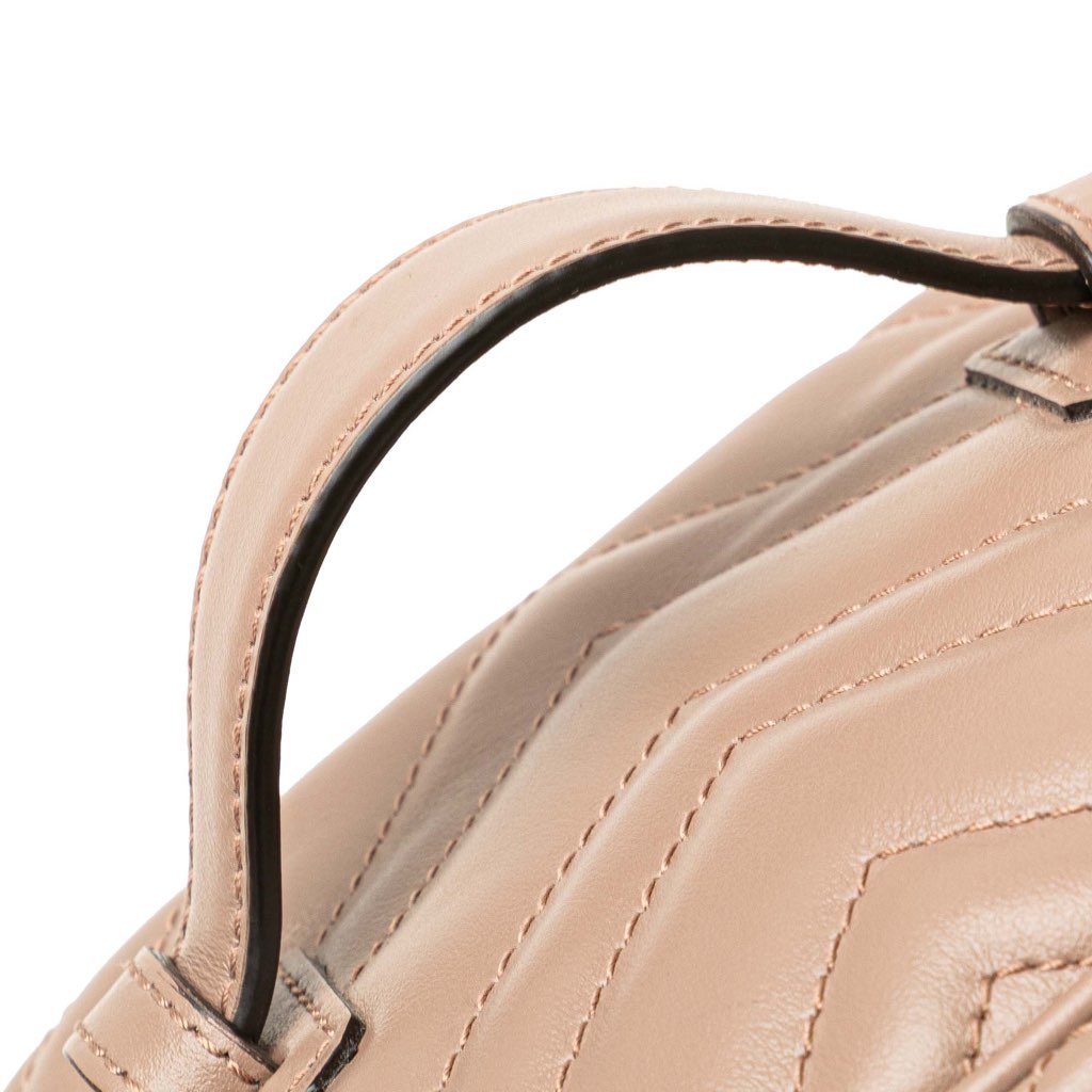 Gucci GG Marmont Round Matelasse Leather Backpack - Image 11