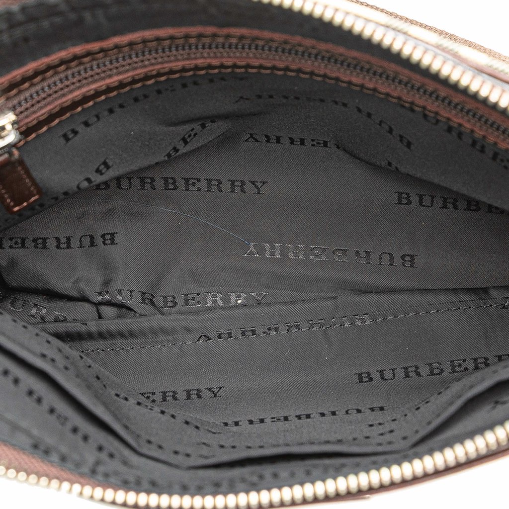 Burberry House Check Canvas Crossbody - 4