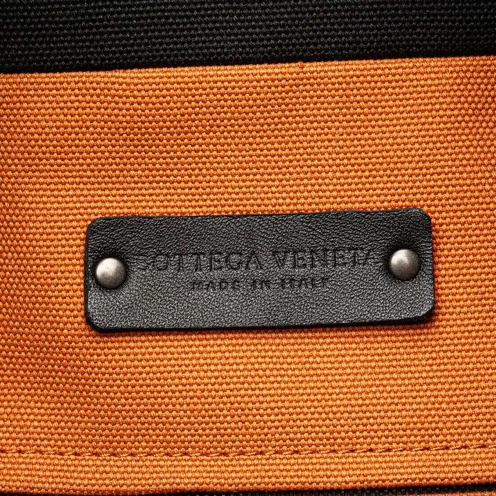 Bottega Veneta Canvas Drawstring Backpack - Side view