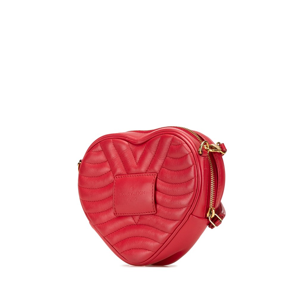 Louis Vuitton Calfskin Embellished New Wave Love Lock Crossbody - Back view