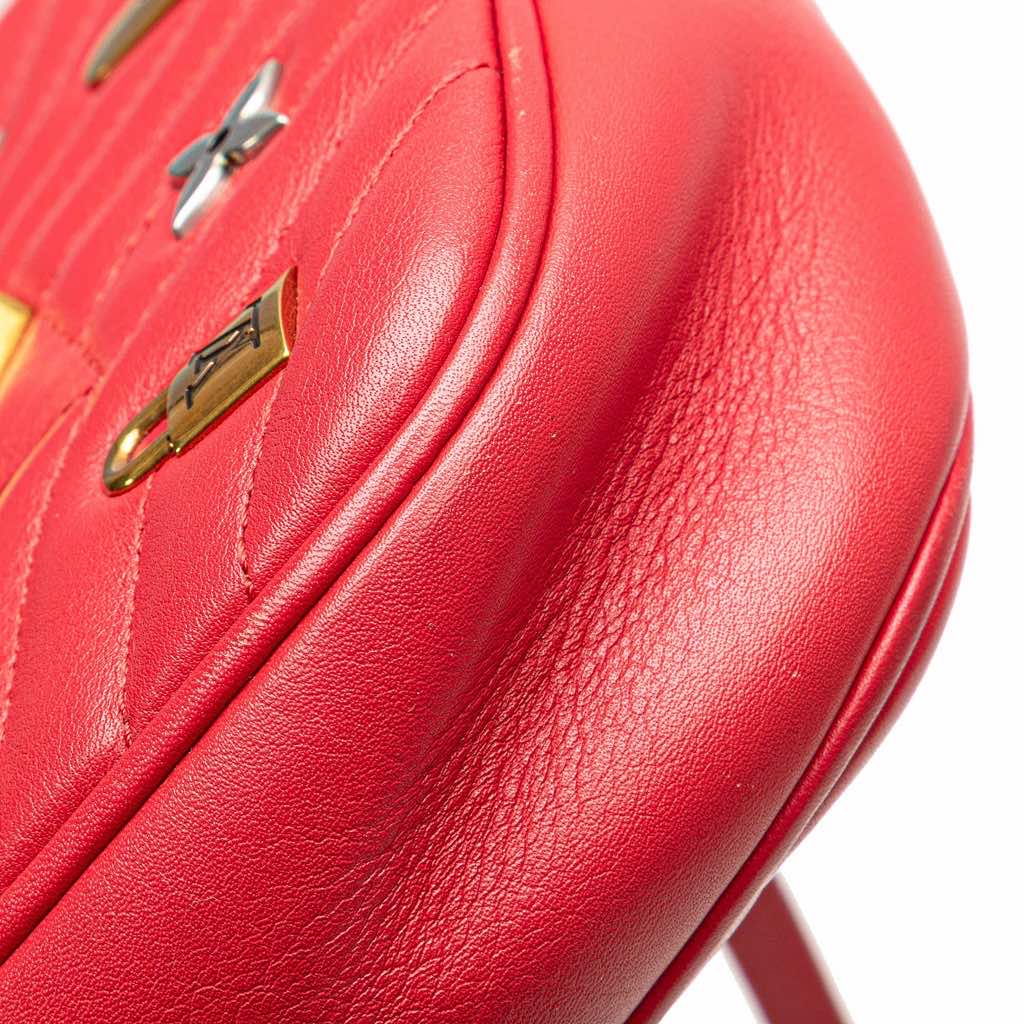 Louis Vuitton Calfskin Embellished New Wave Love Lock Crossbody - Image 10