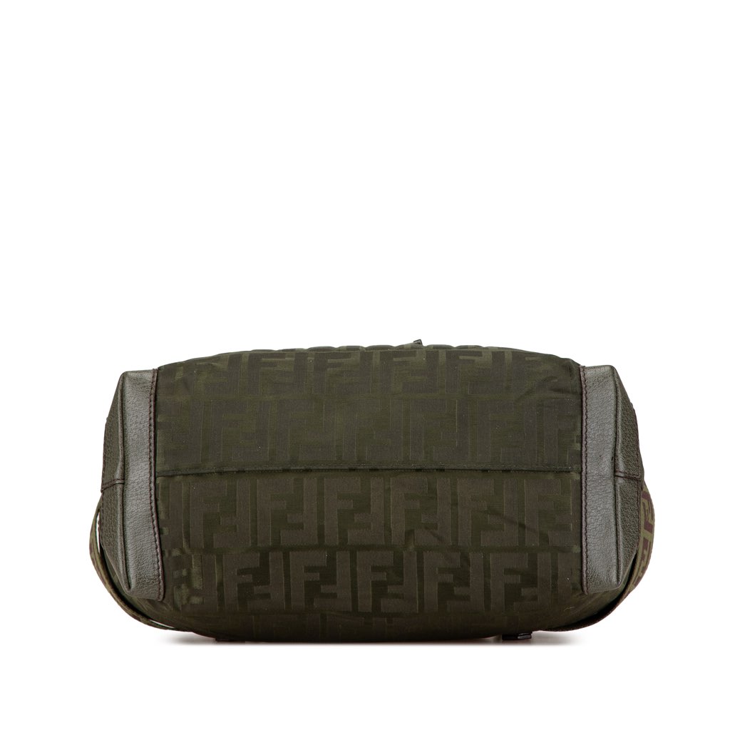 Fendi Medium Zucca Nylon Zip Code Handbag - 3