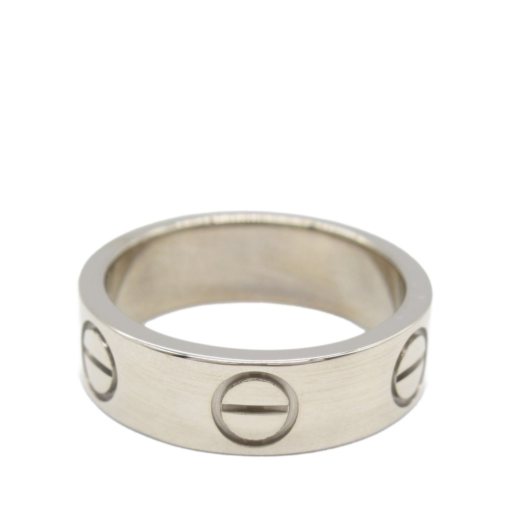Cartier 18K White Gold Classic Love Ring - 2