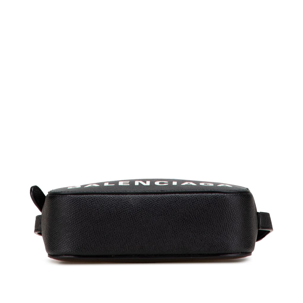Balenciaga XS Grained Calfskin Logo Ville Camera Bag - 3