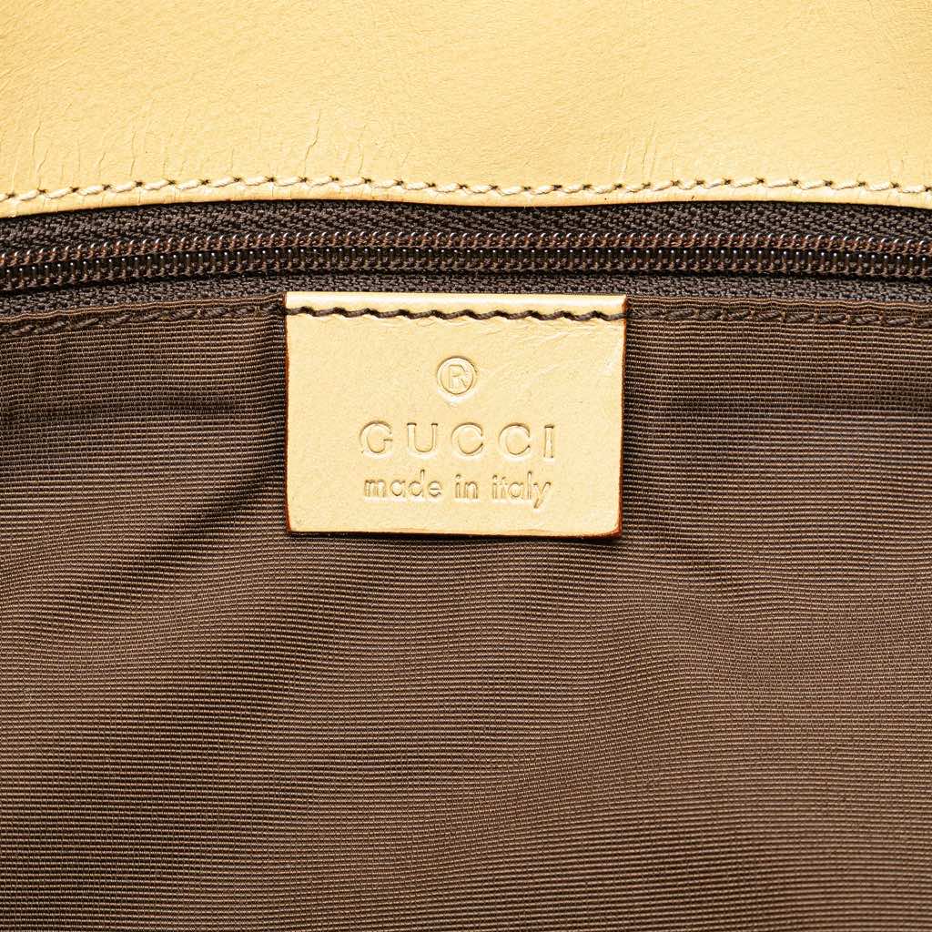 Gucci GG Canvas Web Bucket Tote - Side view