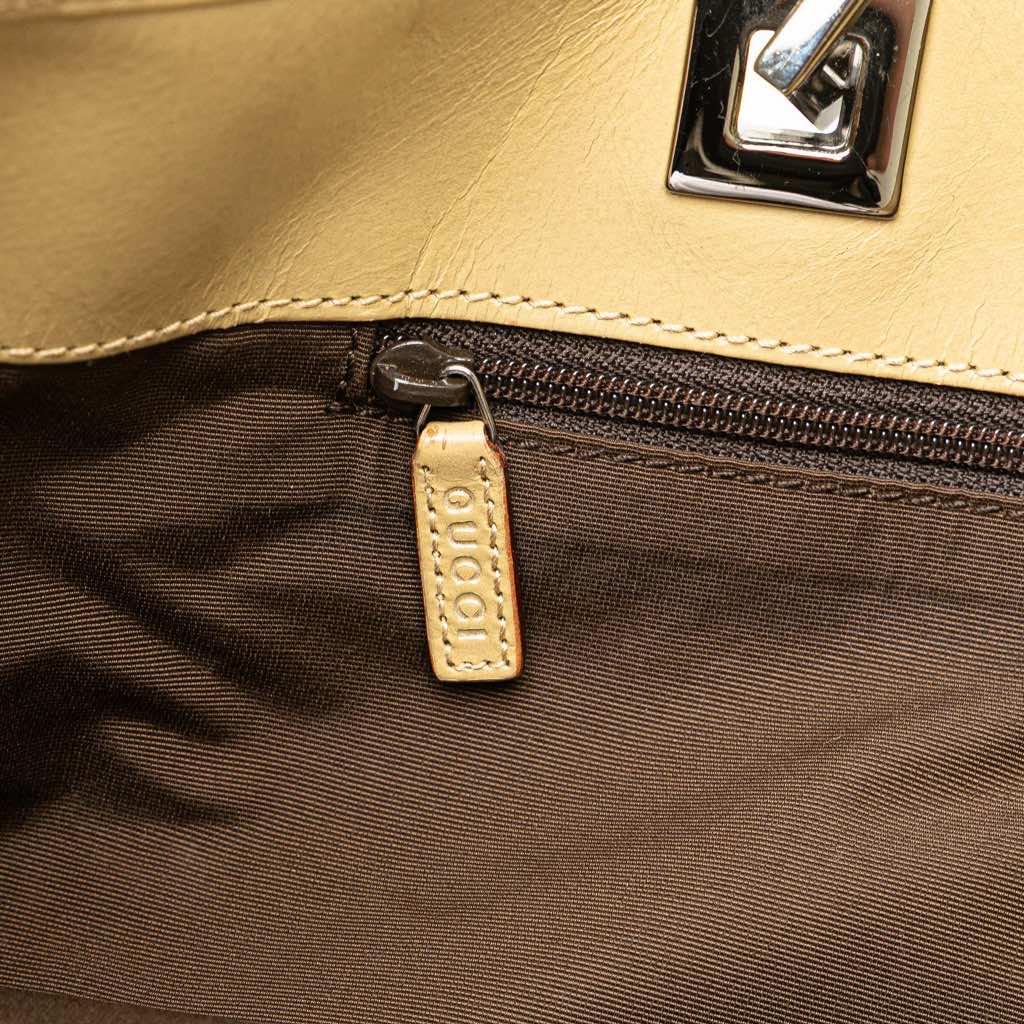 Gucci GG Canvas Web Bucket Tote - Image 11