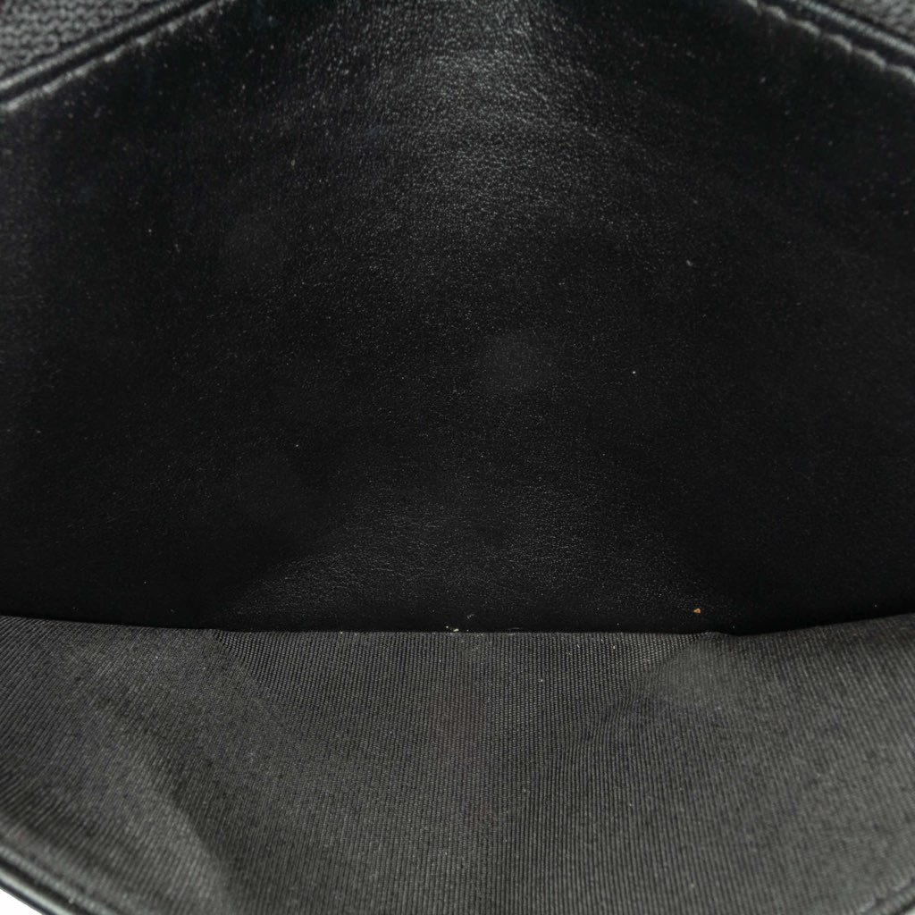 Chanel Chevron Lambskin Button Wallet On Chain - 5