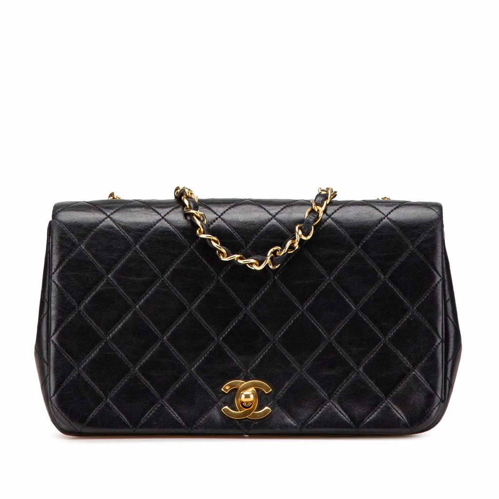 Chanel CC Quilted Lambskin Full Flap