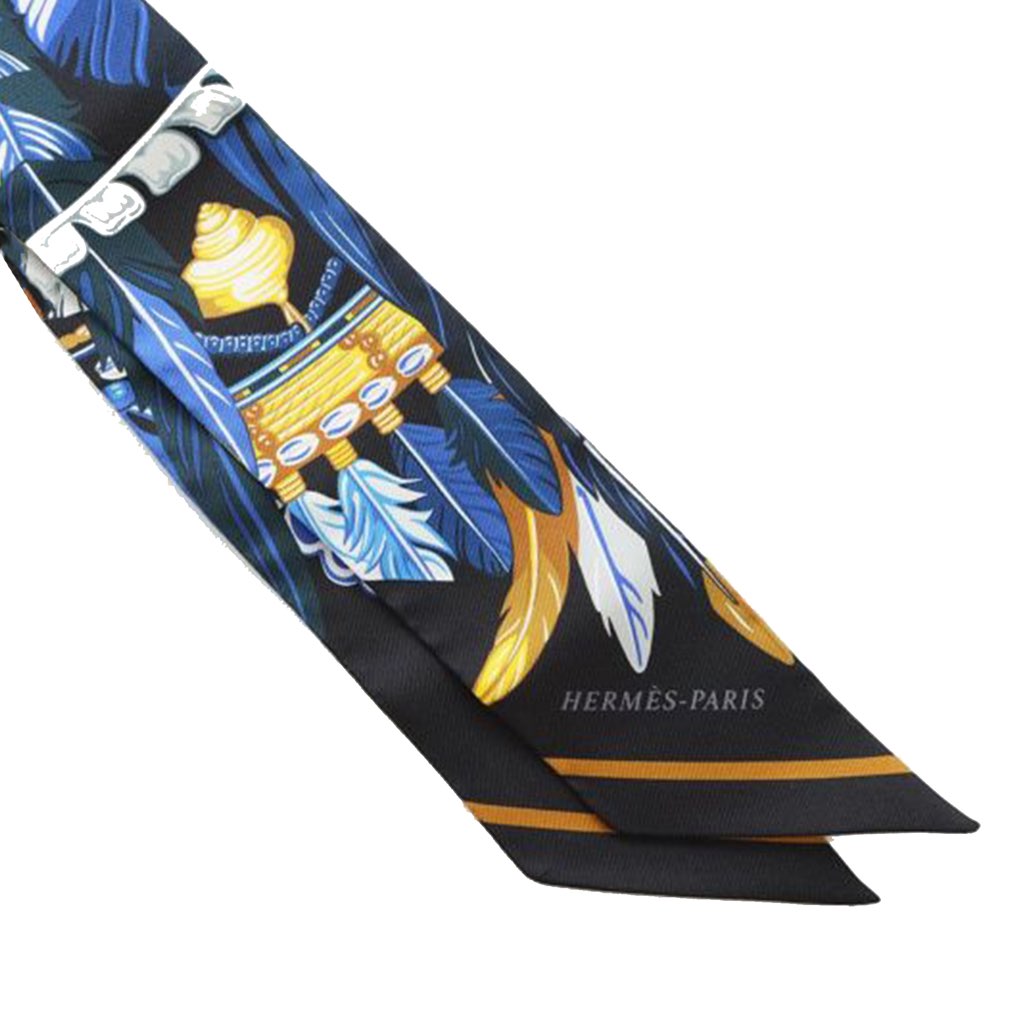 Hermès Danse Pacifique Silk Twilly Scarf - 4