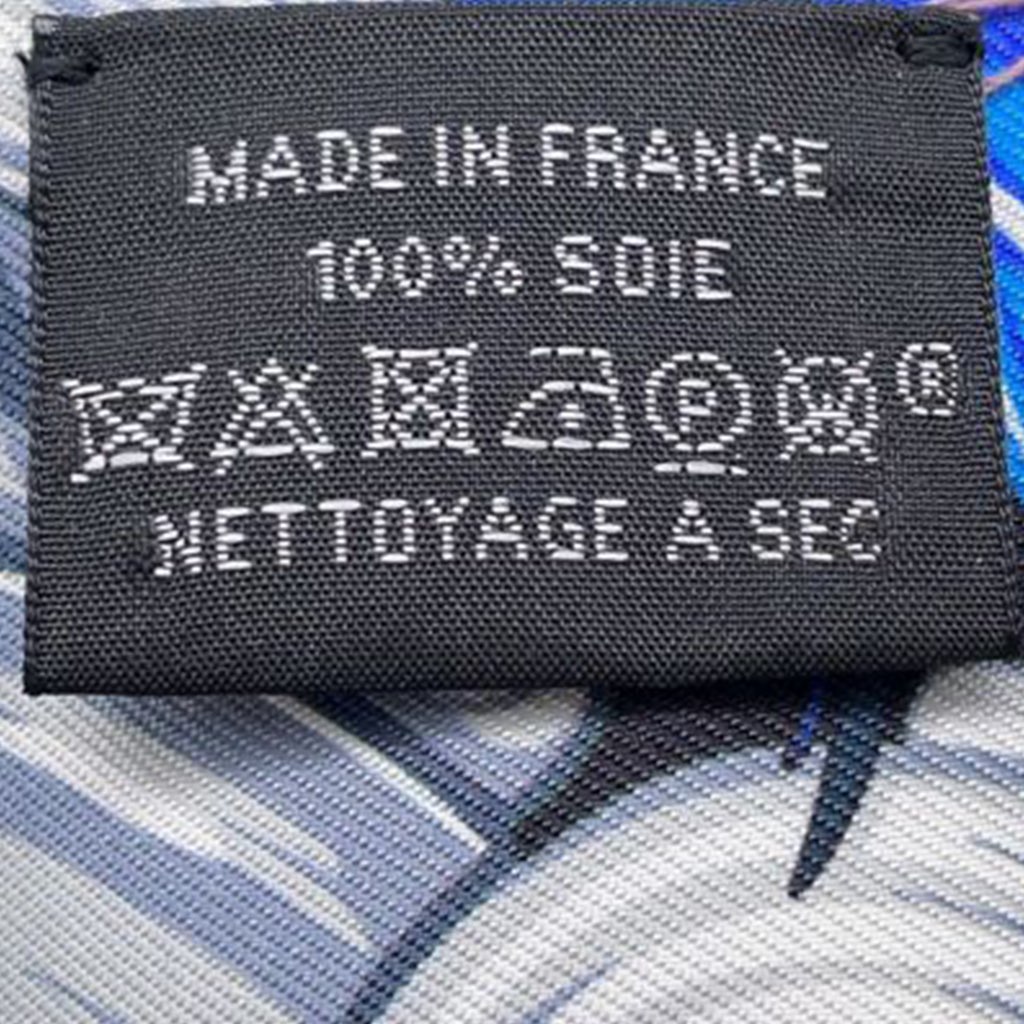 Hermès Danse Pacifique Silk Twilly Scarf - Side view