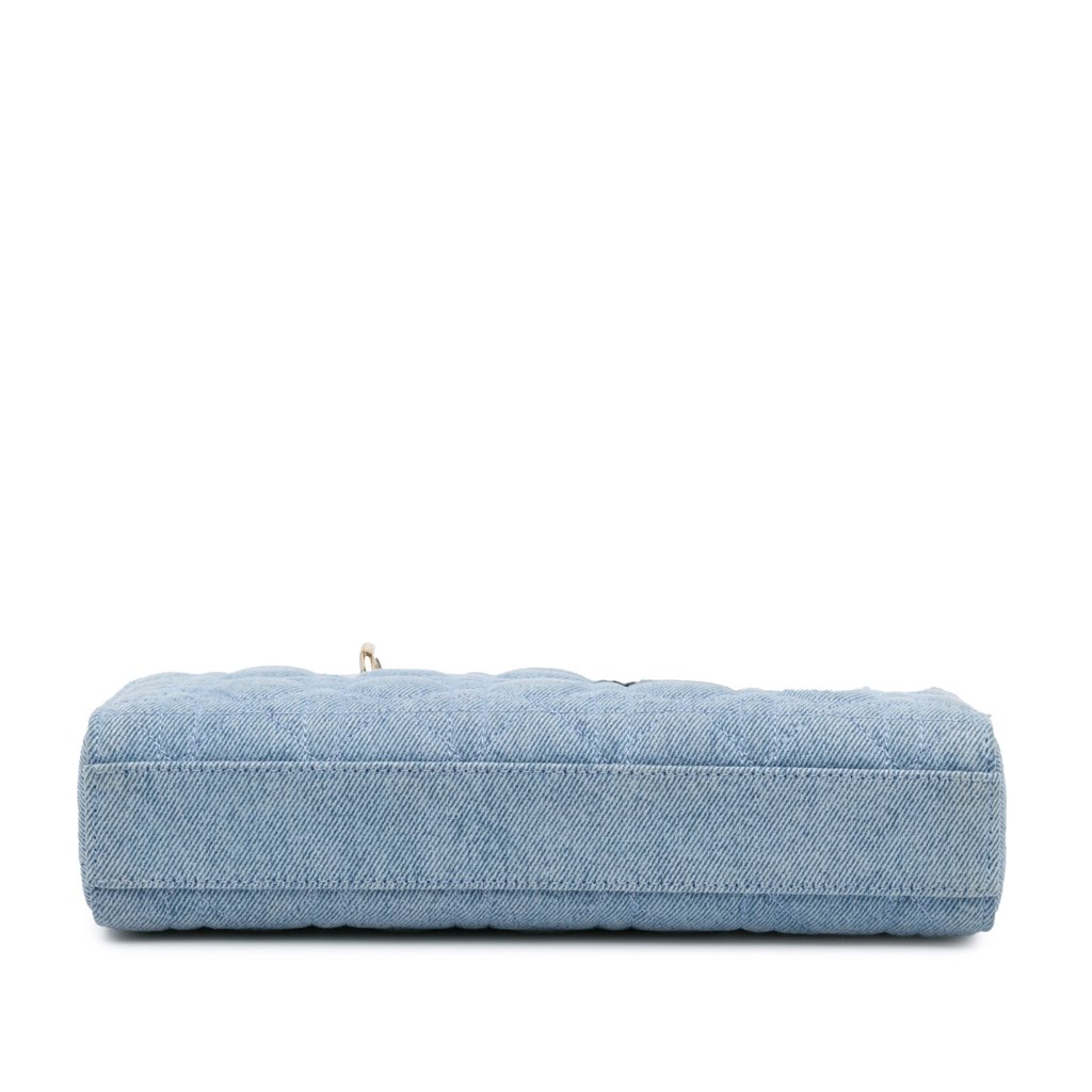 Dior Medium Denim Cannage Lady D Joy - 3