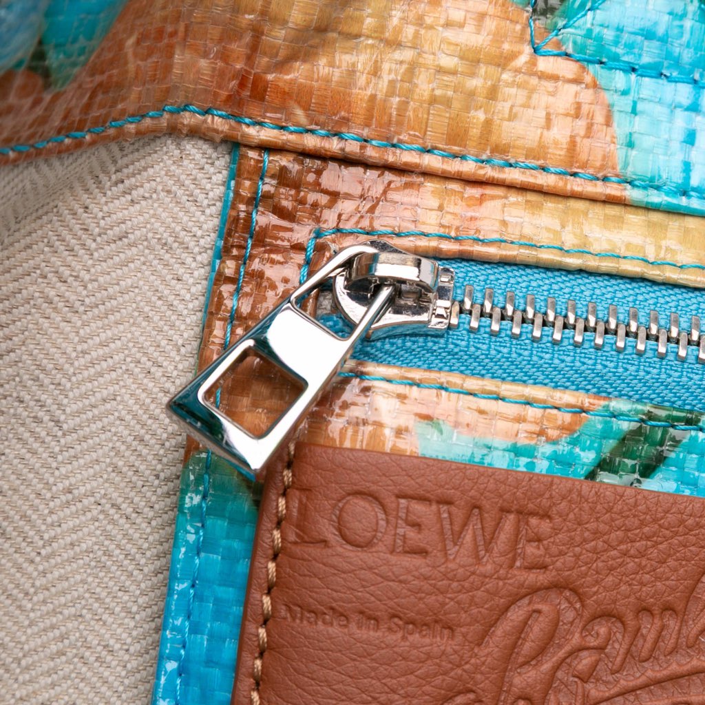 Loewe Paulas Ibiza Printed Coated Canvas Fold Shopper Tote - Detail 2